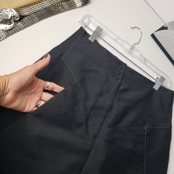 Marithe et Francois Girbaud Designer Structured Pockets Uber Rare Unique Skirt - Picture 14 of 16